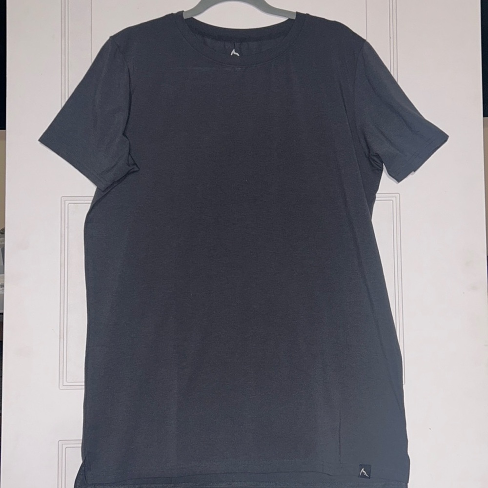 Rokwolf Essentials Women’s Pima Cotton XLarge Lounge Tee Shirt in Iron Gate NWOT